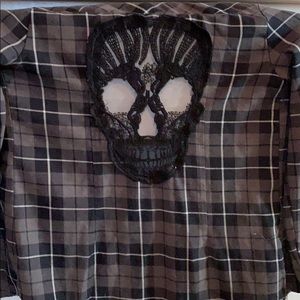 Skull flannel